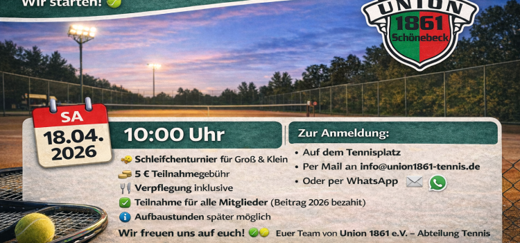 Saisoneröffnung abgesagt